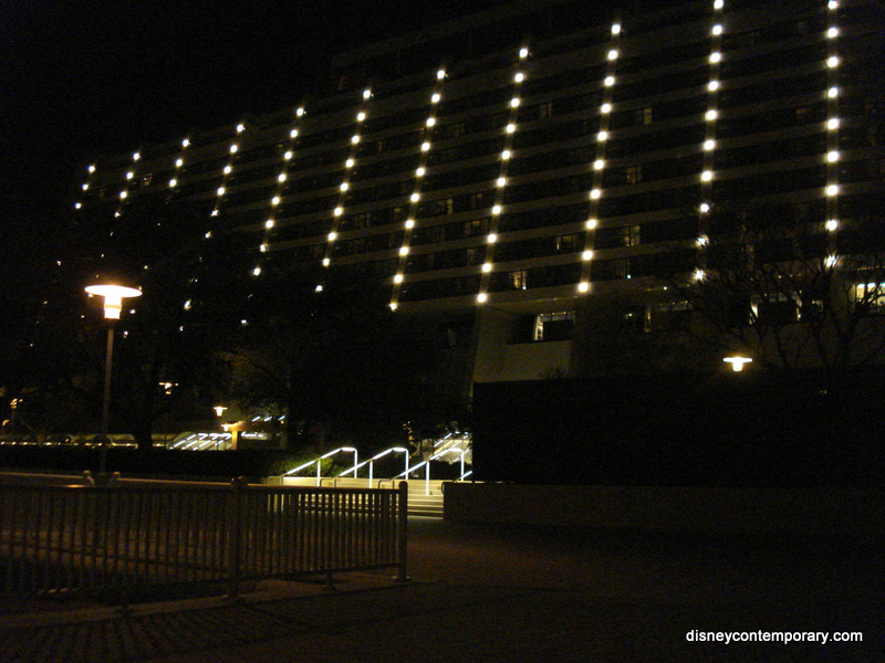 Contemporary Resort at Night