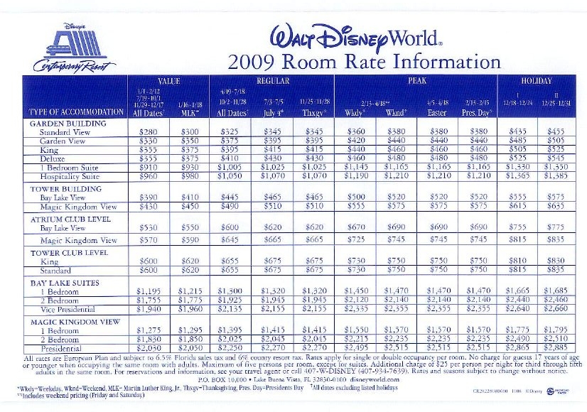 Room Rates 09