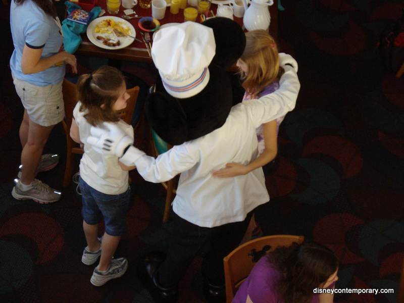 Chef Mickey greets some guests