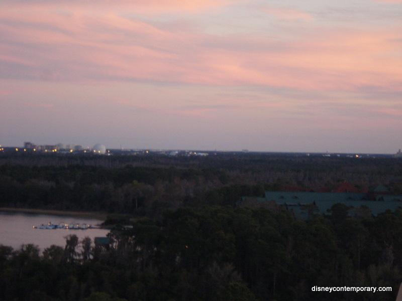 Epcot and Wilderness Lodge View