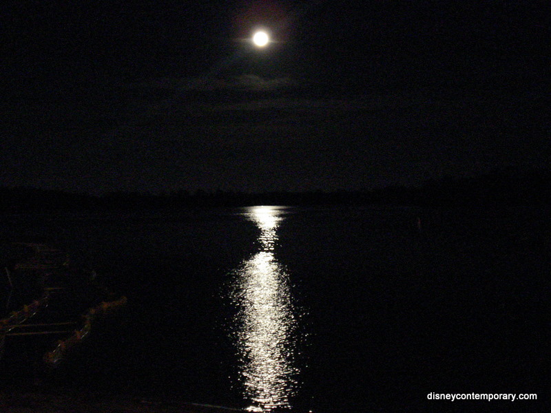 Moonrise over Bay Lake