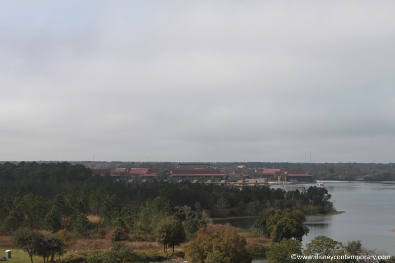 View of Disney\'s Polynesian Village from Tower