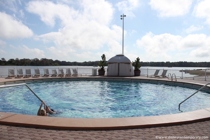 Contemporary Resort Pool Area