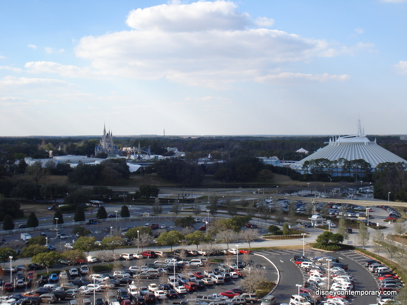 Magic Kingdom View and Contemporary Parking Lot